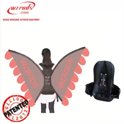 Weihai Wisezone Branded Human HDPE Backpack With Frame Banner With Custom Logo for Advertising
