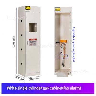 Medical Grade White Cylinder Locker | Quiet Removable Straps & Alarm System