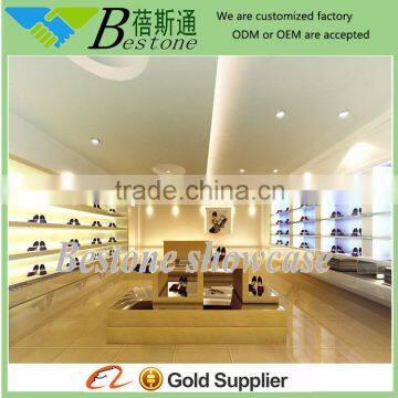 high quality wall mounted shoe racks decoration for retail shop display