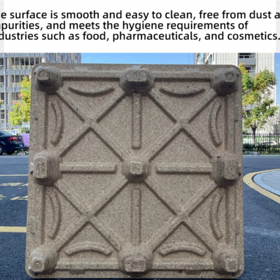 Lightweight Molded Wood Pallet — Saves on Shipping Costs, Four-Way Entry, Stackable photo-2