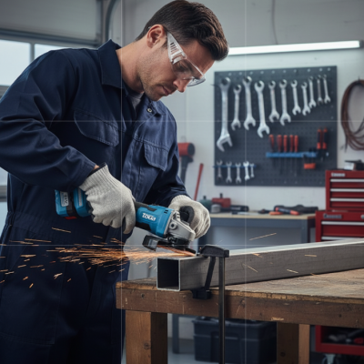 High-Power 2000W Angle Grinder M-AG20-230 With 230mm Disc - Ideal for Heavy-Duty Grinding & Cutting