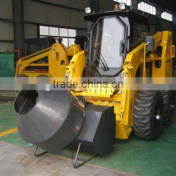 skid loader concrete mixer