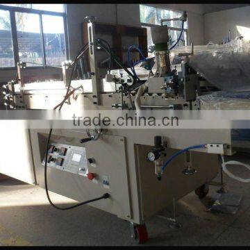 PVC PET plastic box semi-auto gluing machine