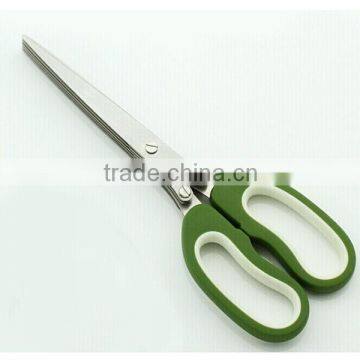 FDA Approved Stainless Steel Multifunctional Magnetic Kitchen Multi-purpose Shears Scissors 5 Layers Herb Scissors photo-3