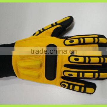 Impact Proof Multi Functional Oil Resistant Impact Resistent Gloves photo-3