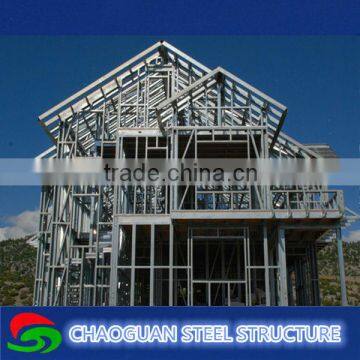 Quakeproof popular in Germany modular house modern steel frame prefabricated villa