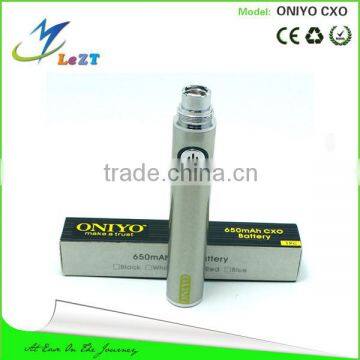 Supply Brand New 5 pin Passthrough Battery Oniyo CXO 650mah Popular Selling