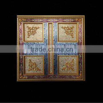 square plastic artistic ps/pvc ceiling tile