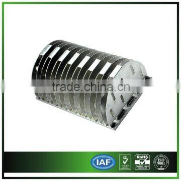 Half-round aluminum stamping heatsink