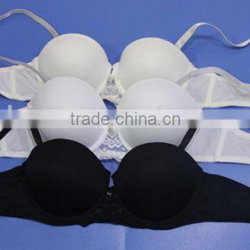 push up front lace /OEM service simple color bra