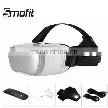 2016 3d vr glasses with Display Android OS Android 4.4 Vr All In One vr glasses from Smofit