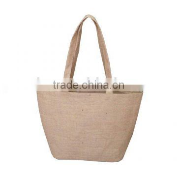 Eco-friendly plain jute shopping bag/ tote bag/ burlap bag