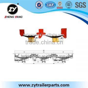 China trailer parts manufacturer American underslung suspension for trailer