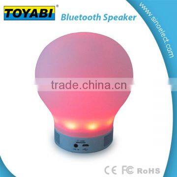 Smart LED Magic Lamp portable bluetooth speaker with Rechargeable battery support USB port TF card and AUX in
