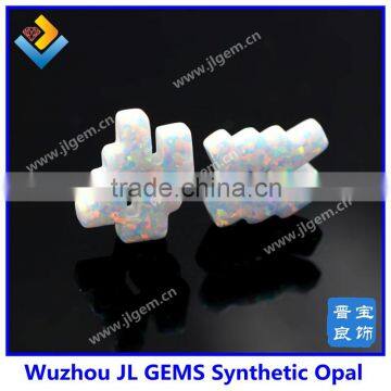 Hot Sales Aquarius Fire White/Blue Opal 78 Colors Optional Gemstone With 12 Horoscope Synthetic Opal photo-4