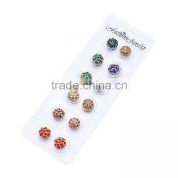 Crystal Gifts The New Muslim Scarf Accessories Mixed Colors Rhinestone Magnet Brooch PDJ0083 photo-3