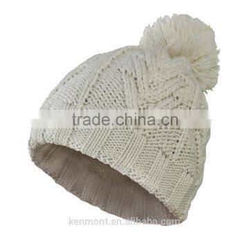 2015 new style promotion women's hat knitted winter beanie Hat