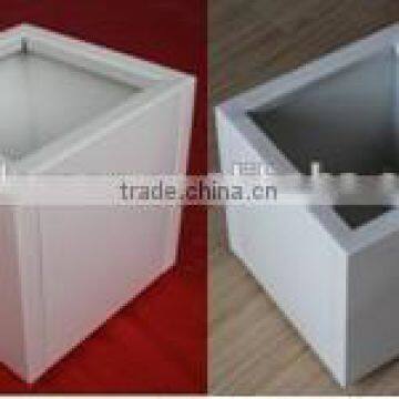 Audemar Cubic 2MM Thick Aluminum Large Decorative Pots, Large Decorative Flower Pots, Plant Pots Large Decorative