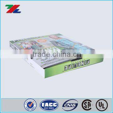 2016 CMYK printed corrugated packing box for apron packing