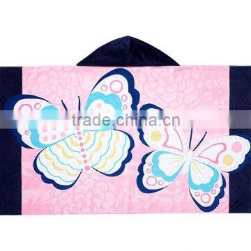 100% Painting Soft Hooded Bath Towel