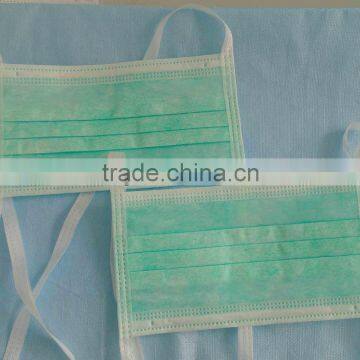 Disposable 3-ply non woven Face Mask in FDA,CE,ISO13485 Standard