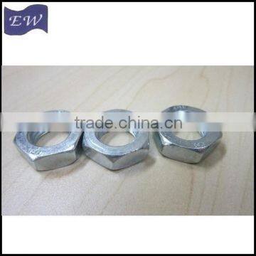 M16 chamfered steel hexagon thin nut (DIN936)