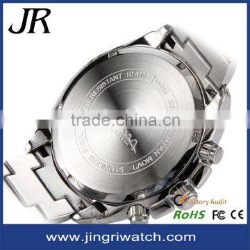 Fashion Cool Man Watches IP Plating Lumibous Quartz Water Resistant Watch With Stainless Steel Back Cover photo-6