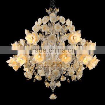 2015 New Murono Glass blooming flower Chandelier