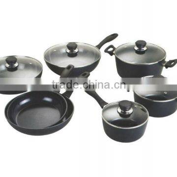 12PCS Ceramic Coating Interior Cookware Set C1126