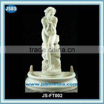 Marble nude lady fountain