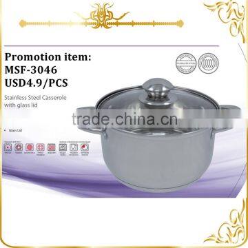 stainless steel pot use on induction cooker