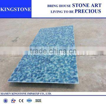 Blue Nano Jade Glass slab for wall decoration