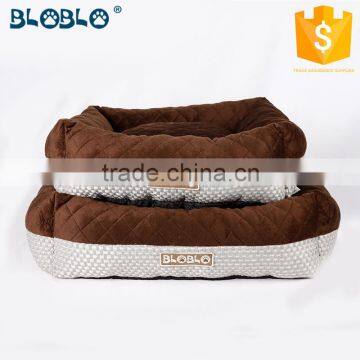 Luxury fanshion custom handmade heated pet bed