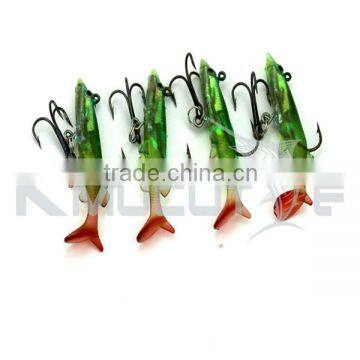 CH14SF11 Lead shad lure soft fishing lure 10cm 20g shad bait soft fishing lures