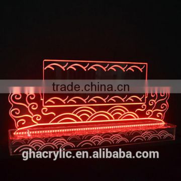 Customized acrylic ice sculpture with led,outdoor sculptures for sale