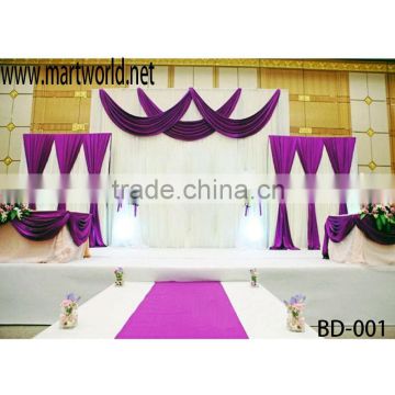 Elegant drapes curtain for wedding backdrop decoration,wedding draping(BD-001)