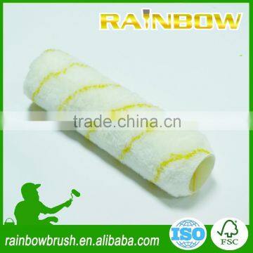 yellow stripe acrylic cage style paint roller cover