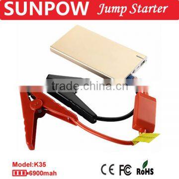 SUNPOW Jump Starter 6,900mAh Mini Booster Super Power Bank Portable 12V Li-polymer Bettery Multi-function Battery Charger photo-4