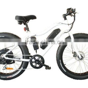 26 Inch Electric Snow Bike;48V 500W Electric Snow Fat Tire Bicycle;Aluminum Alloy Snow Bike photo-2