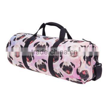 Hot Sale New Design 3D Print Galaxy Pastels Pug Custom Luggage Travel Bags