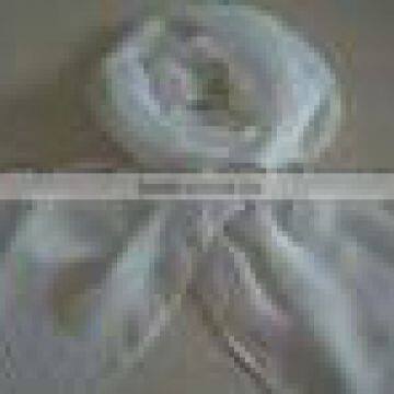 silk net scarvf in natural white for DIY