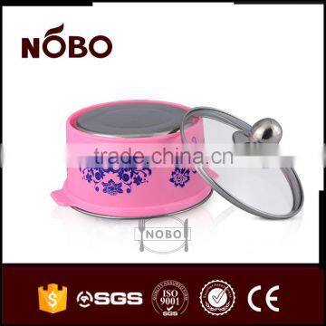 2016 NOBO New Design Stainless Steel Pot With Glass Lid photo-6
