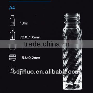 10ML Roll On Glass Bottle, Empty Round Glass Bottle,Clear Glass Bottle