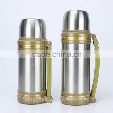 2000ml stainless steel outdoor vacuum bottles /Vacuum-Insulated travel Thermos Flask with wide mouth