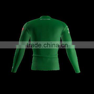 Polyester Spandex Long Sleeves Direwolves Compression Shirt / Rash Guard With Club Logo, Player Name and Number at Sleeves photo-2