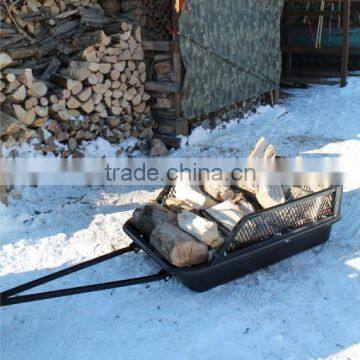 Atv Tow With Log Behind Trailer photo-3