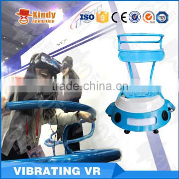 Newest Virtual Reality immersing Vibrating VR simulator with 360 degree vision movies