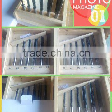 6 Pieces 12mm Shank Right Hand Rotataion 6 Piece Mortising Bit Sets For Woodworking