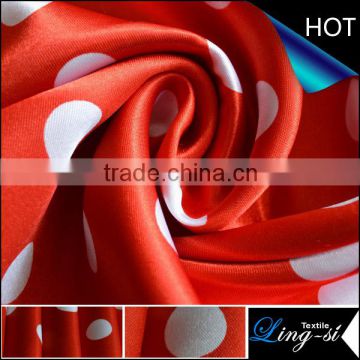 Polyester Satin Fabric Printing for Decoration