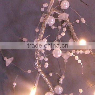 Lighted White Bead Decoration Items photo-2